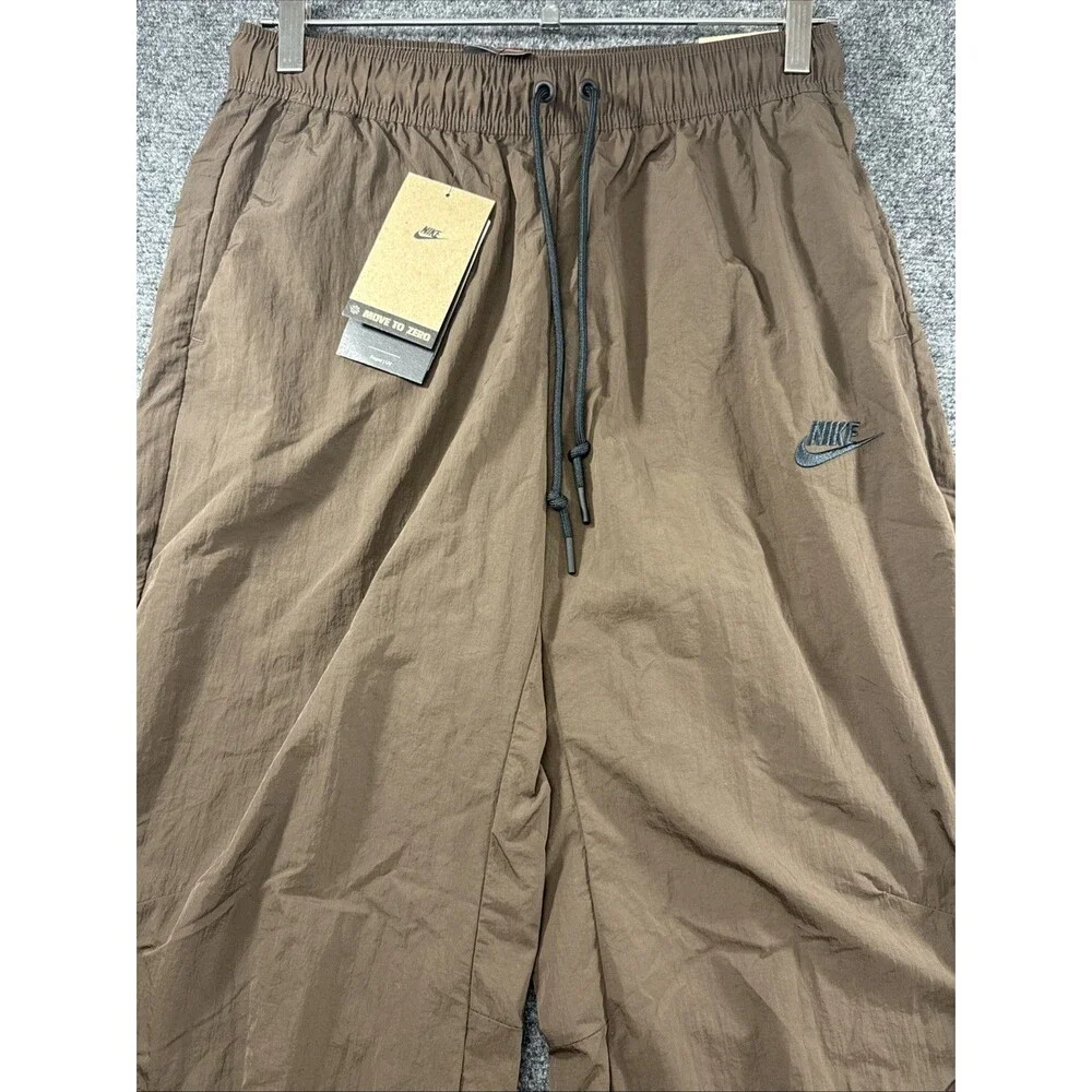 Nike Sportswear Woven Track Pants Brown Men’s Small NWT Move To Zero Joggers